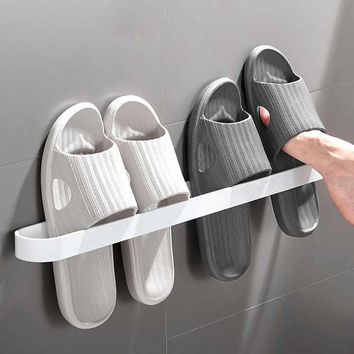BowLift | Minimalist Bathroom Accessory Set Metal Slipper Rack/Towel Holder