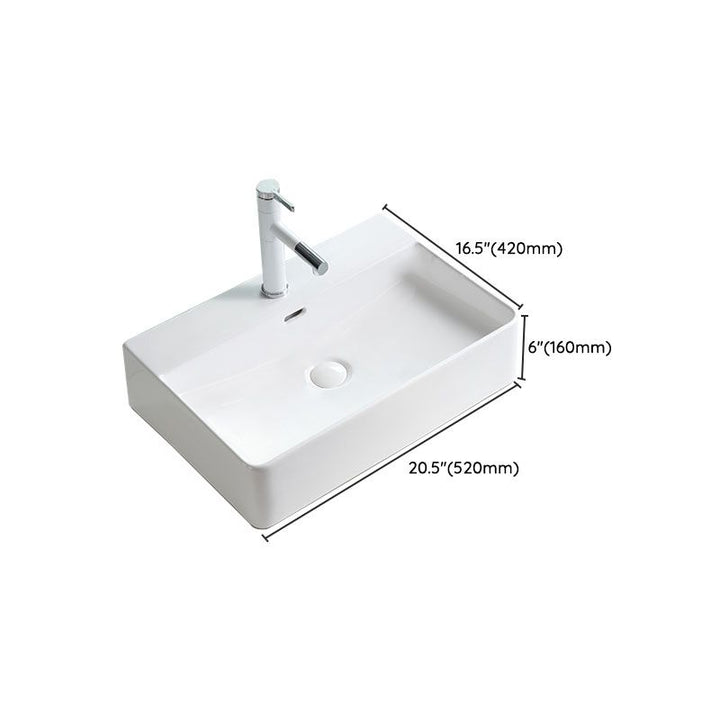 BowLift | Porcelain Washbasin Modern Simple Wash Bowl Bathroom Sink
