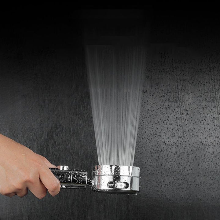BowLift | Modern Handheld Showerhead 3 Spray Round Metal Shower Heads