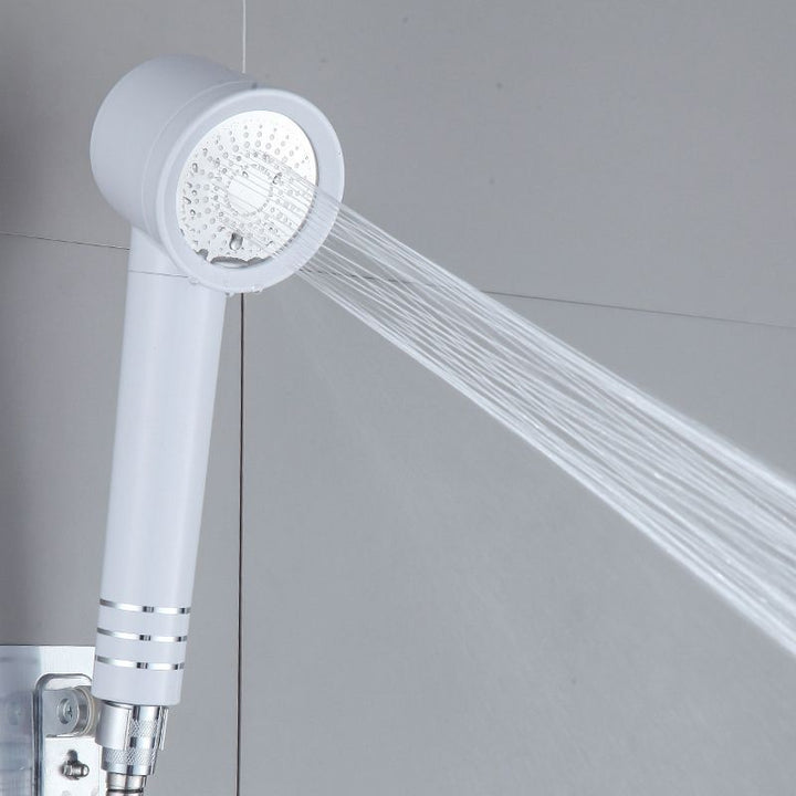 BowLift | Contemporary Shower Head Combination White Adjustable Hand Shower