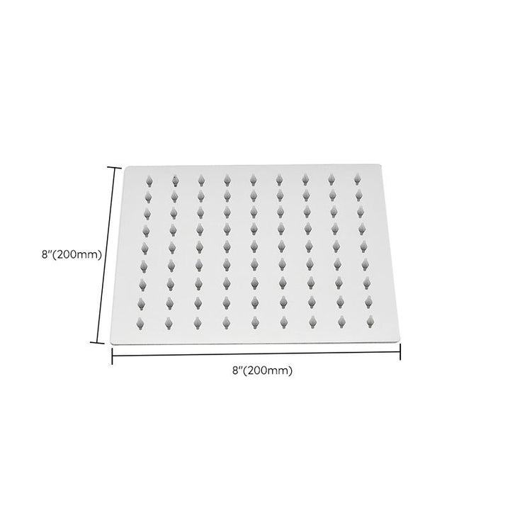 BowLift | Wall Mounted Adjustable Shower Head Modern Square Metal Shower Head