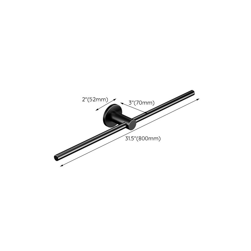 BowLift | 2-piece modern bathroom accessory set towel bar made of stainless steel