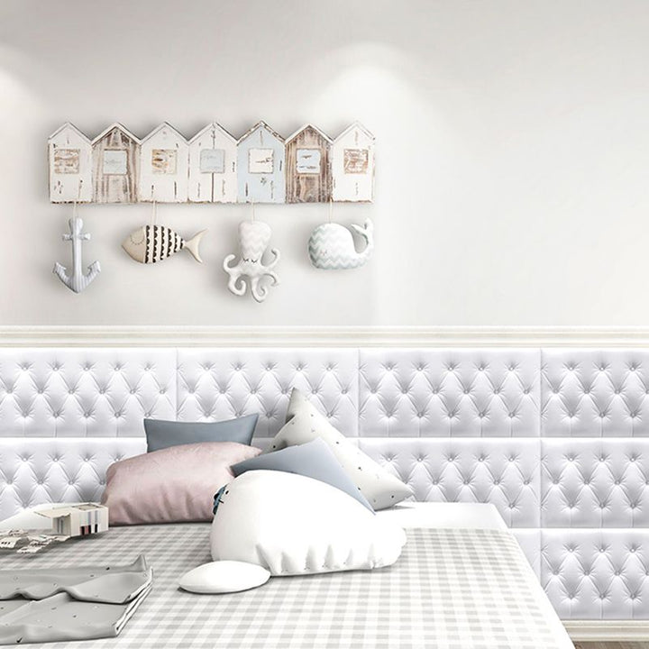 BowLift | Contemporary Wall Panel Textured Wall Interior Waterproof Upholstered Panel