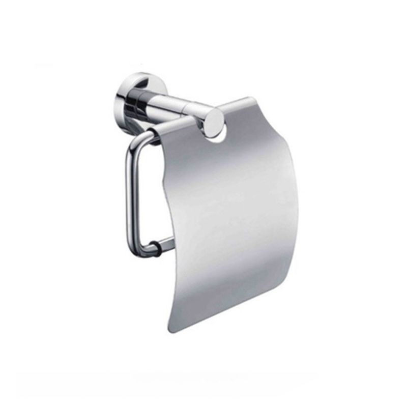 BowLift | Polished Chrome Modern Bathroom Accessories Set with Towel Bar/Paper Holder