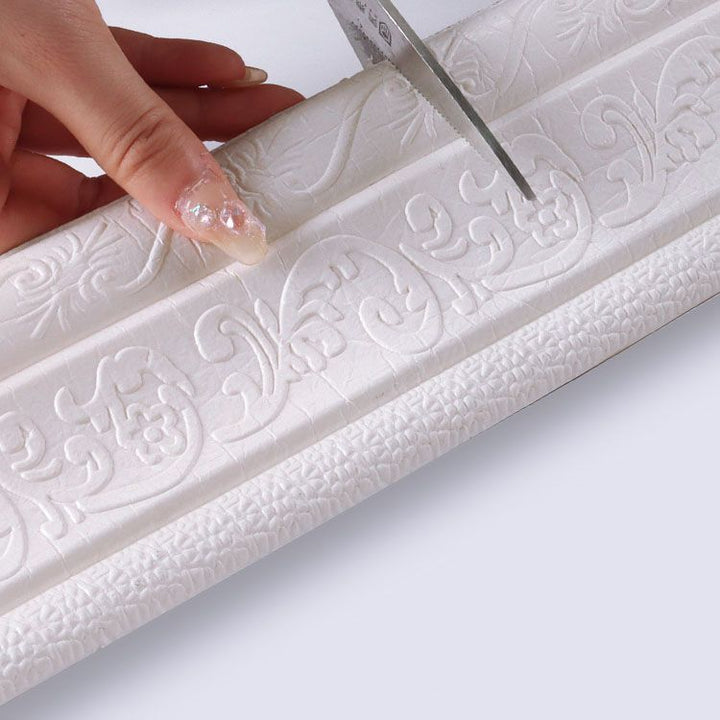 BowLift | Modern Baseboards 3D Embossing Baseboard PVC Stereo Base Set of 1