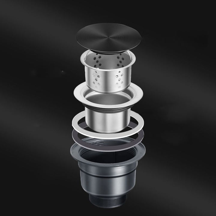 BowLift | Classic Round Sink Stainless Steel Built-in Sink Non-Slip Round Basin for the Kitchen