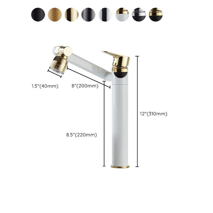 BowLift | Bathroom faucet Glam Style Single lever mixer for bathroom