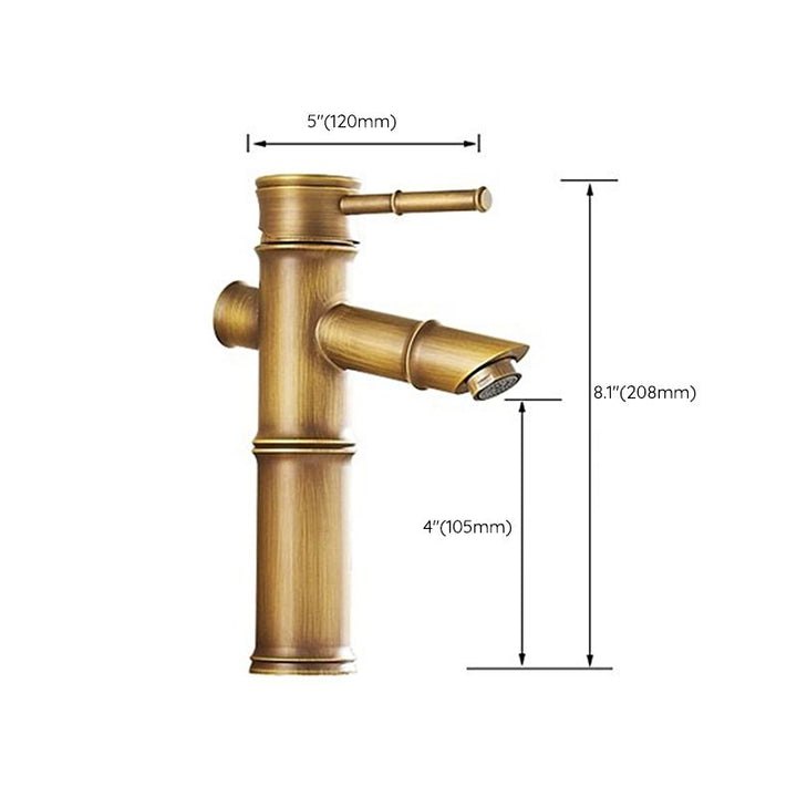 BowLift | A hole water tap country sink bathroom faucet with single lever handle
