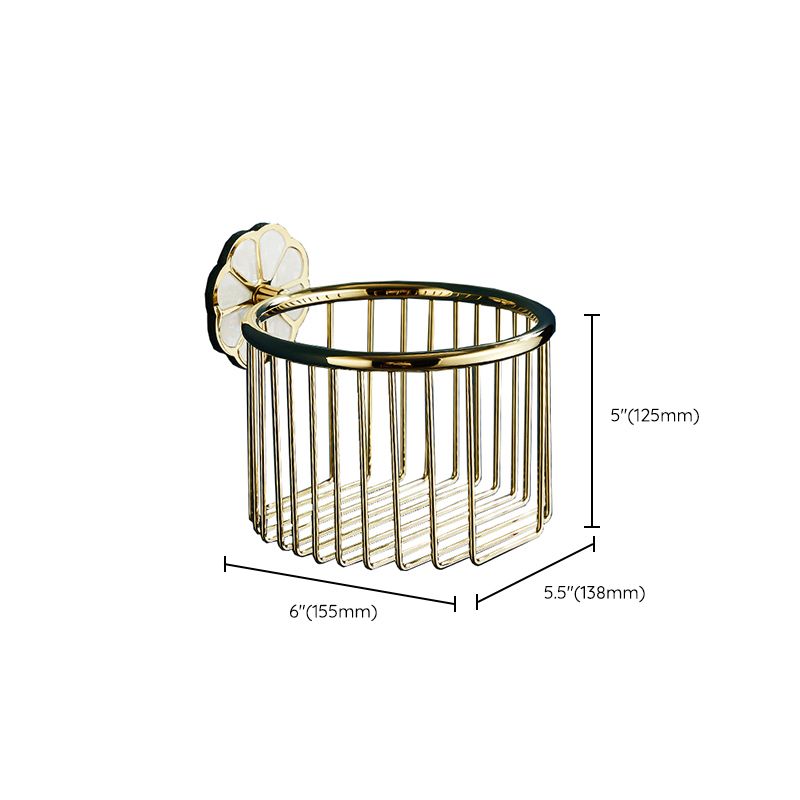 BowLift | Metal Simple Bathroom Accessories as a Single Piece or in a Set in Gold