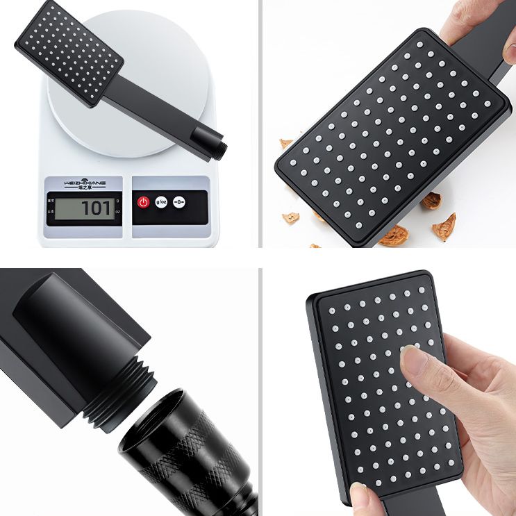 BowLift | Contemporary Handheld Supercharged Showerhead Square Turbo Spray Head