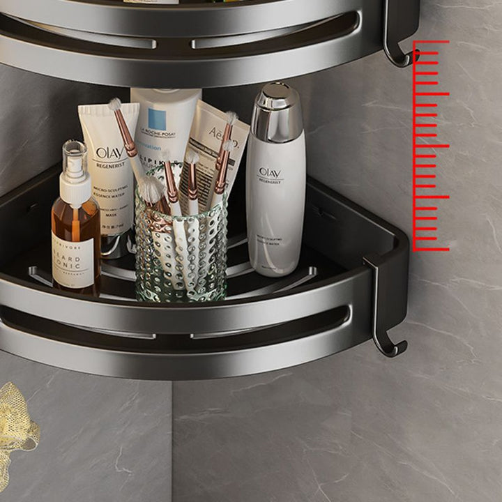 BowLift | Matt Black 2-piece modern bathroom accessories as a single item or as a set with bath shelf