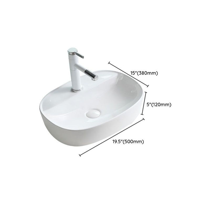 BowLift | Porcelain Washbasin Modern Simple Wash Bowl Bathroom Sink