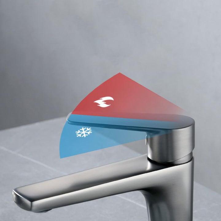 BowLift | Contemporary Centerset Faucet Single Handle Faucet for Bathroom