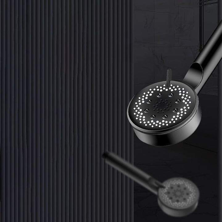 BowLift | Classic Plastic Shower Head 5 Settings Round Handheld Shower Heads