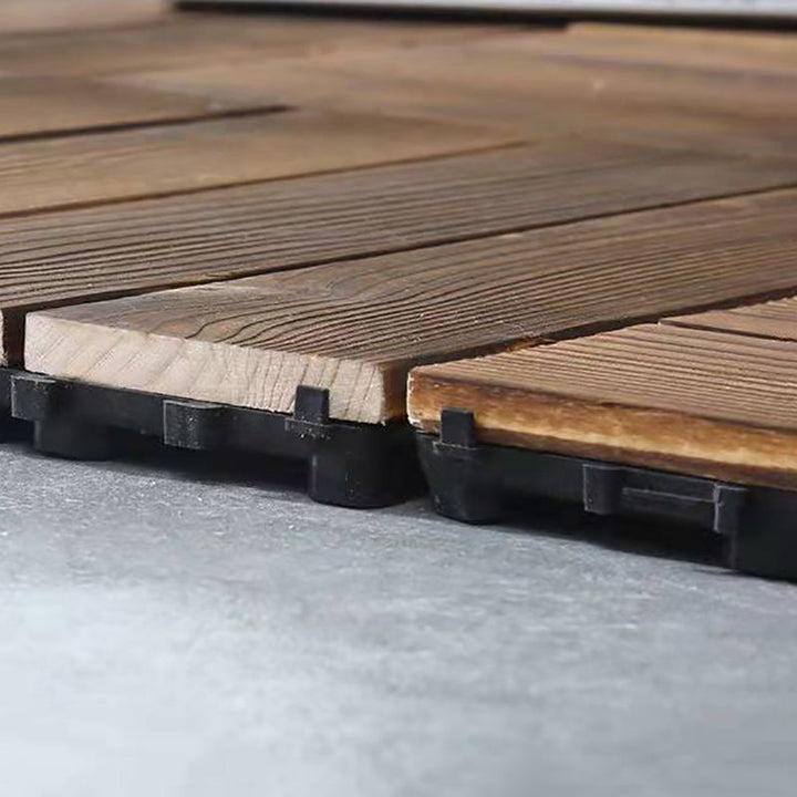 BowLift | Wood Terrace Tiles Plug-in System Installation Outdoor Terrace Tiles