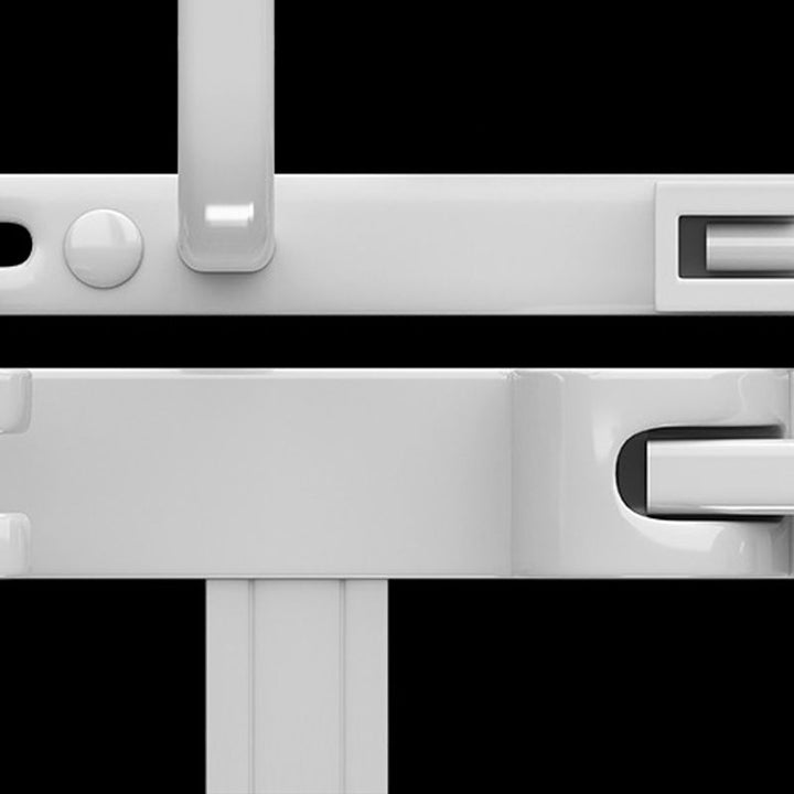 BowLift | White Bathroom Accessory Set Contemporary Aluminum Bathroom Accessory Kit with Towel Holder