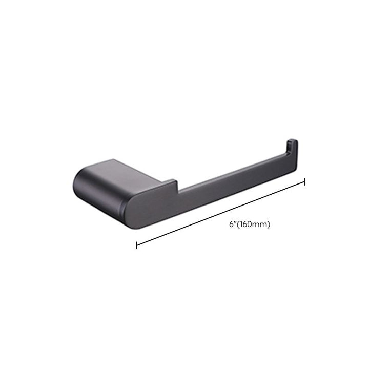 BowLift | Dark gray modern bathroom accessory set stainless steel bathroom accessory set
