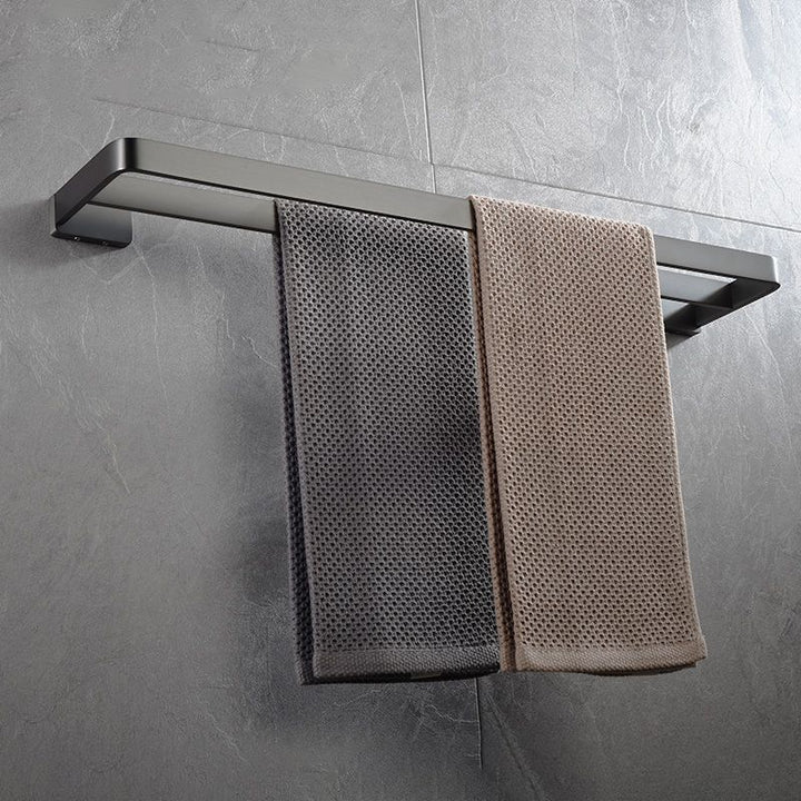 BowLift | Gray metal modern bathroom accessories as a single item or as a set