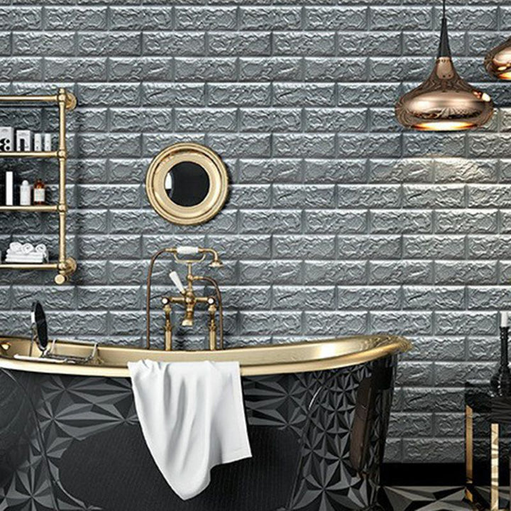 BowLift | Industrial Wall Plank 3D Print Bedroom Living Room Wall Panels Set of 10