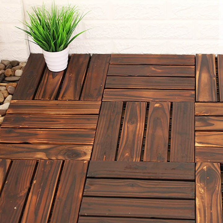 BowLift | Connection Patio Floor Tiles Made of Solid Wood Patio Floor Tiles
