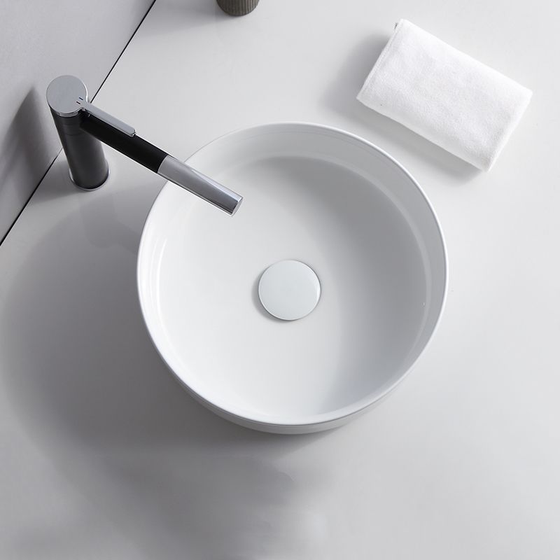 BowLift | Modern Sink Ceramic Solid Color Round Sink