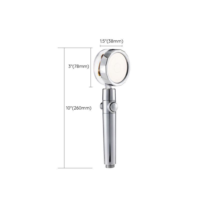 BowLift | Round shower head adjustable water flow handheld shower head with water filtration