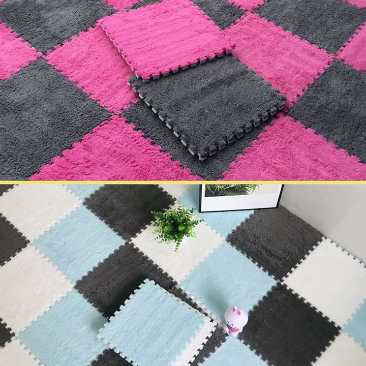 BowLift | Color-Fading-Resistant Carpet Tile Solid Interlocking Carpet Tile