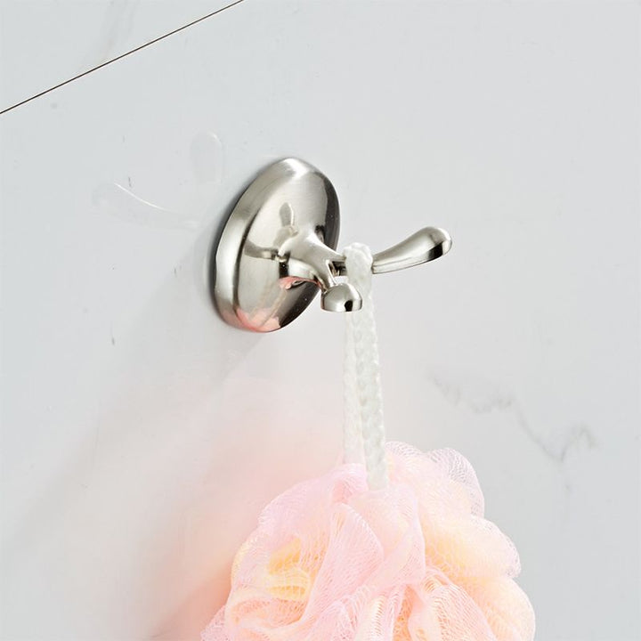 BowLift | Metal Bathroom Set Traditional Style Nickel Bathroom Accessories Set