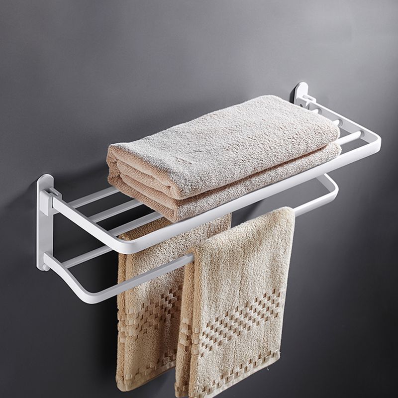 BowLift | White Bathroom Accessories Hardware Set Modern Bathroom Accessories Set, Towel Holder