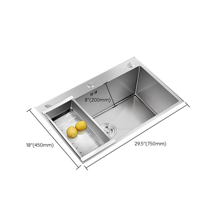 BowLift | Contemporary Style Kitchen Sink Stainless Steel Colorfast Built-in Sink