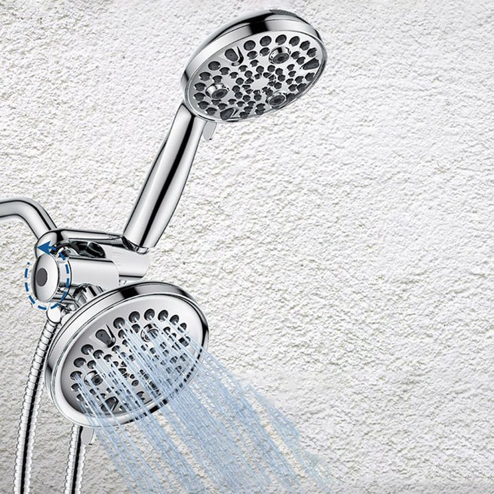 BowLift | Contemporary Shower Combination Adjustable Shower Head Chrome Ceiling Mounted Round Shower Head