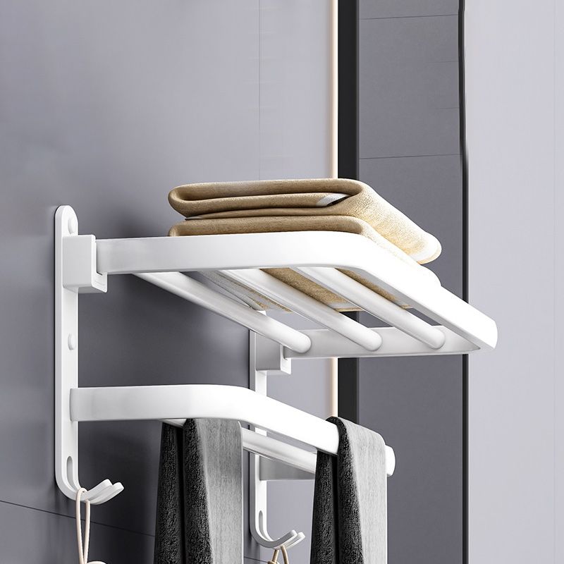 BowLift | White contemporary bathroom accessory set stainless steel aluminum bathroom set