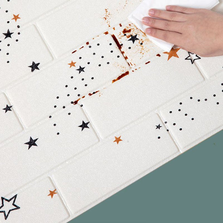 BowLift | XPE Foam Wall Cladding Star Pattern Square Waterproof Wall Cladding for the Living Room