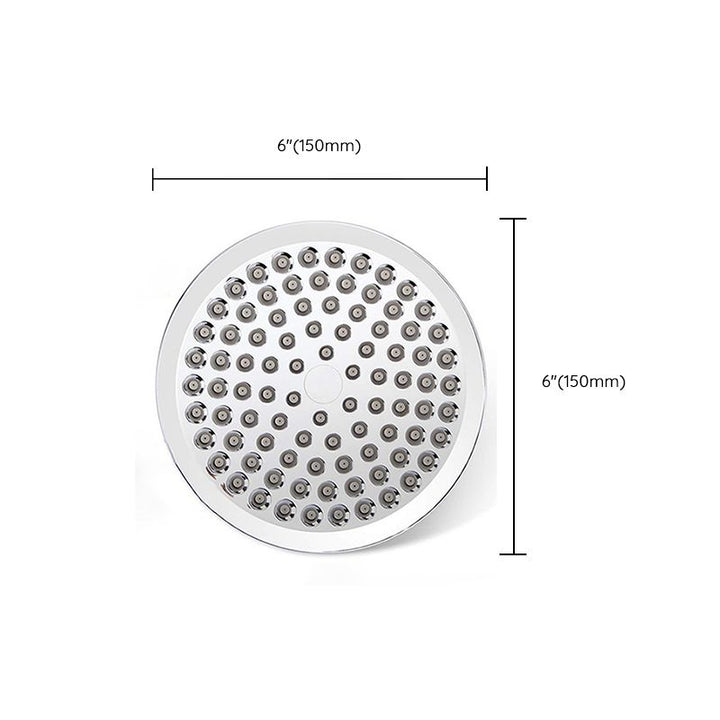 BowLift | Contemporary Shower Combination Double Shower Head Chrome Wall Mounted Round Shower Head