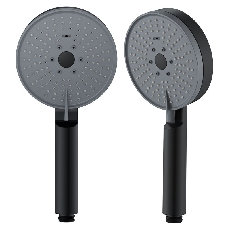 BowLift | Matt Black Hand Shower Modern 3-Stream Round Wall Mounted Hand Shower