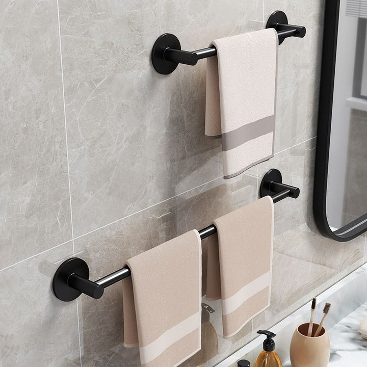 BowLift | Aluminum Bathroom Hardware Set Black Bathroom Accessories Kit Towel Holder