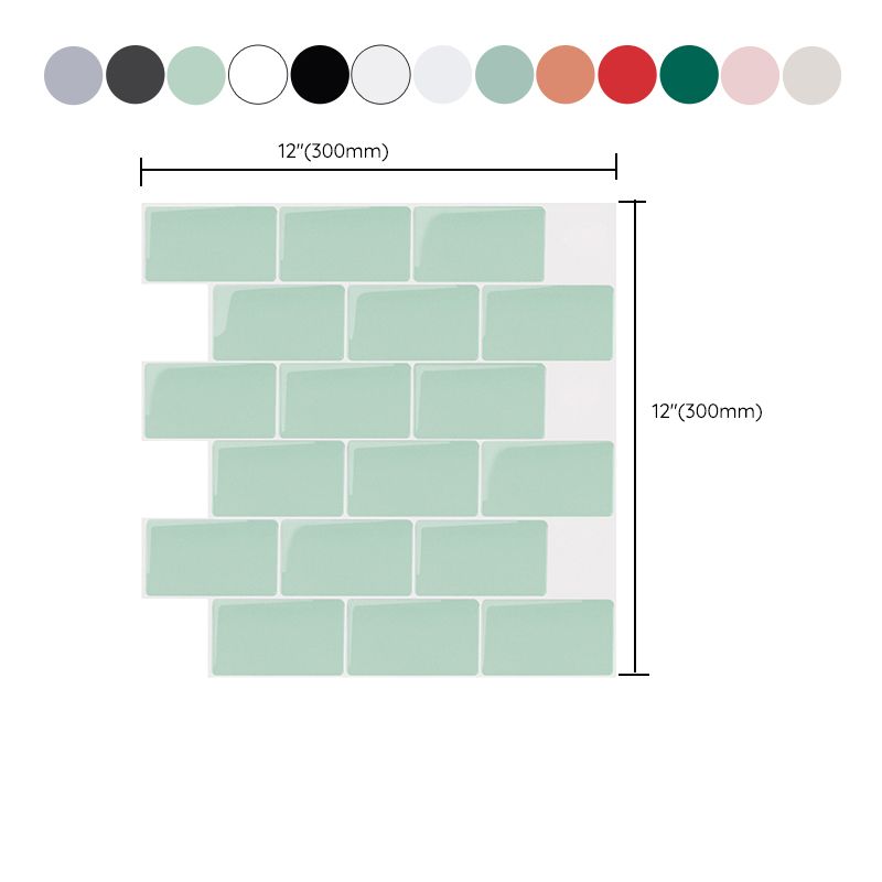 BowLift | Simple Peel & Stick Tile Scratch-Resistant Plastic Peel and Stick Subway Tile for Shower