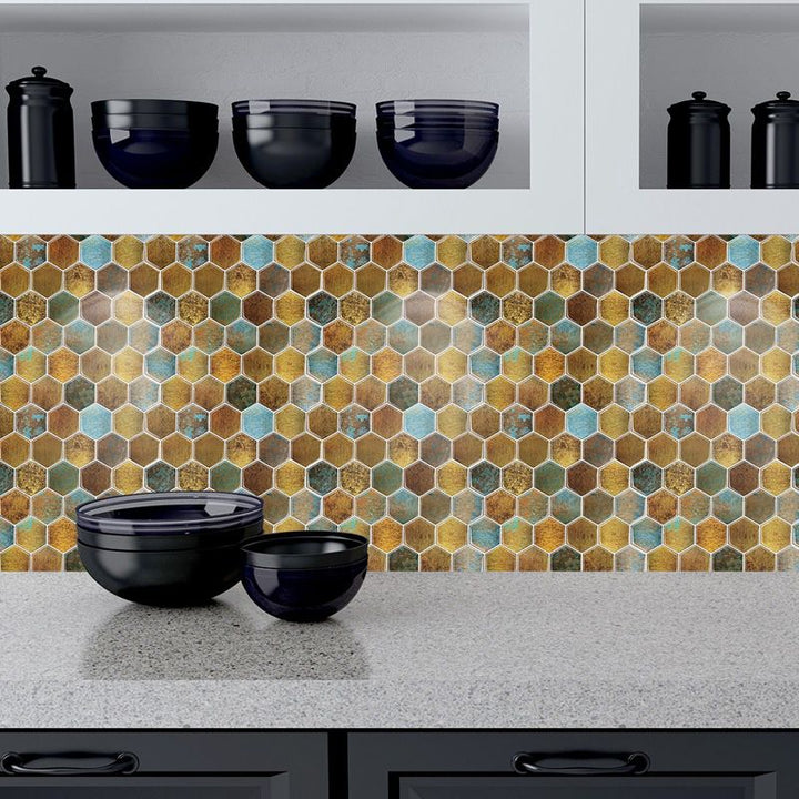 BowLift | Tile Stripping & Gluing Plastic Waterproof Hexagonal Tile Stripping & Gluing for Shower