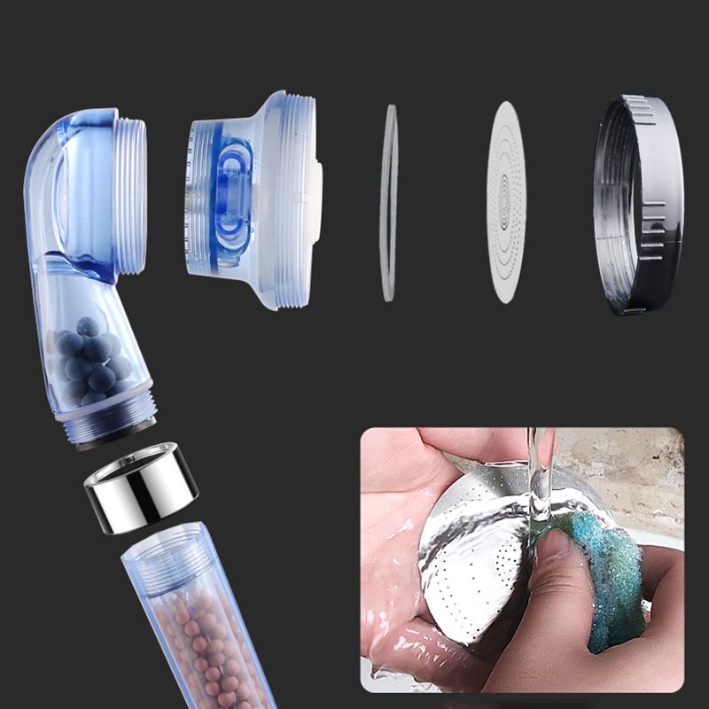 BowLift | Bathroom Showerhead Plastic Water Filtration Round Hand Shower