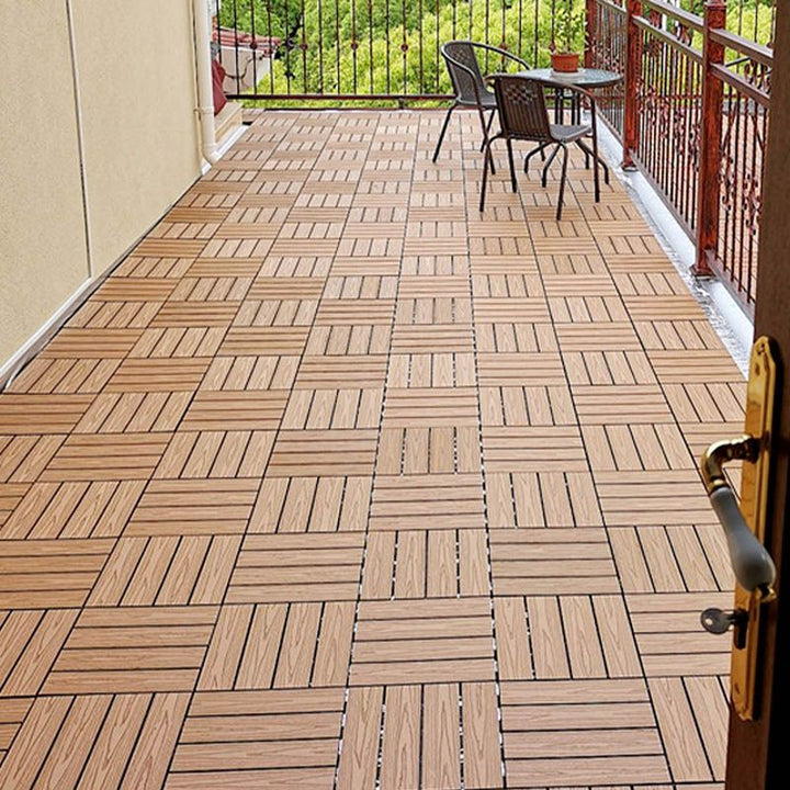BowLift | Classic Cover Tile Laying Pattern Wood Outdoor Floor Tile