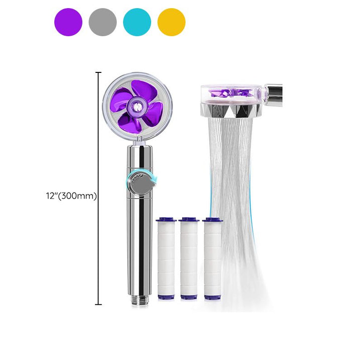 BowLift | Contemporary Handheld Supercharged Showerhead Round 3 Setting Spray Head