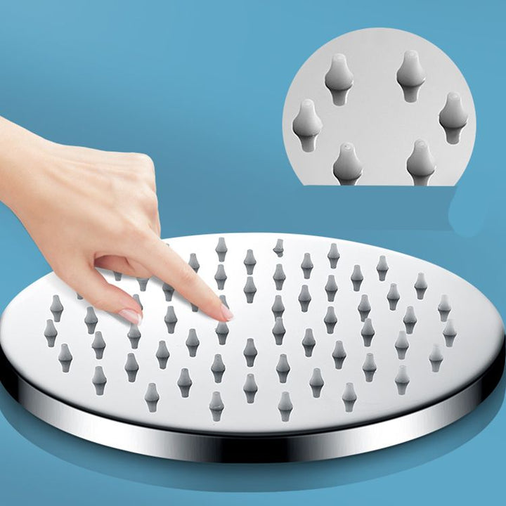 BowLift | Metal Shower Head Combo Contemporary Round Fixed Shower Head for the Bathroom