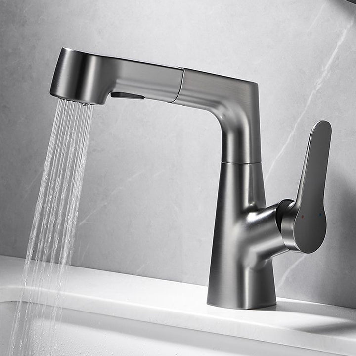 BowLift | Pull-out Vessel Faucet Modern Sink Faucet with a Single Lever Handle