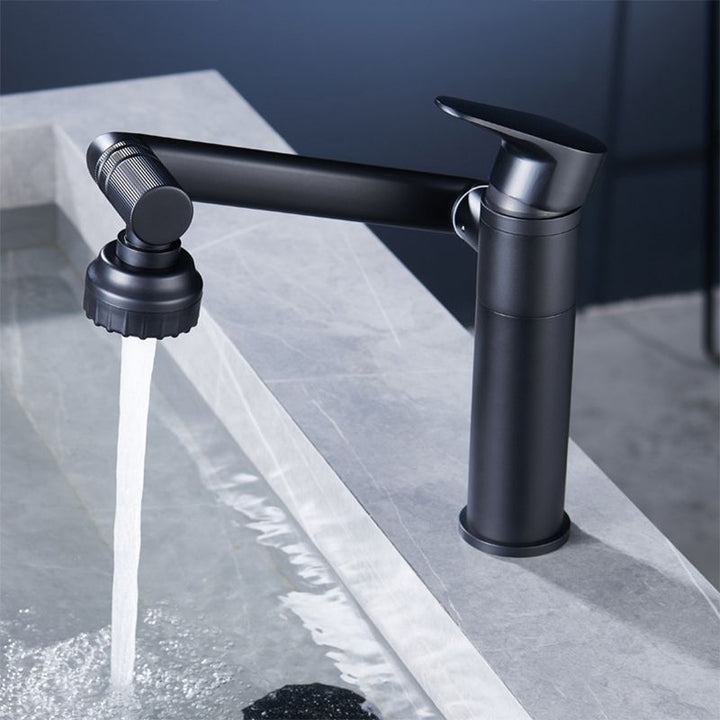 BowLift | Modern Copper Low Arc Centerset Faucets Bathroom Sink Faucet