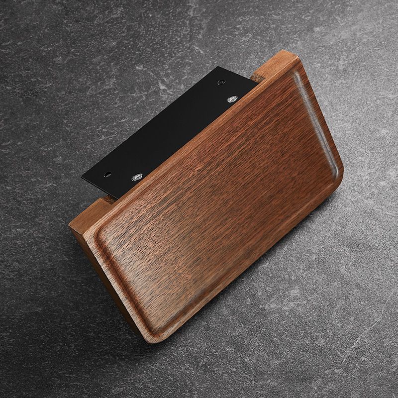 BowLift | Wood & Aluminum Bathroom Set Brown Bathroom Accessory Set