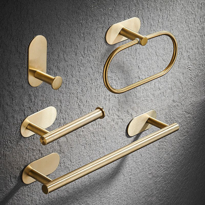 BowLift | Modern Simple Metal Bathroom Accessories as Individual Piece or in Set in Gold