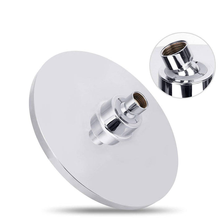 BowLift | Contemporary Fest Shower Head Round Shower Head Combo in Silver