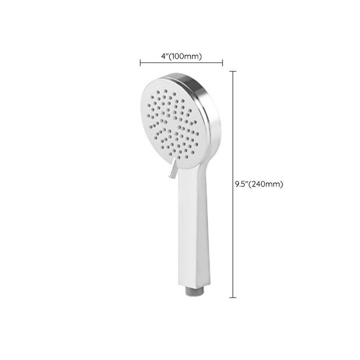BowLift | Contemporary Rainfall Shower Head Combo Round Single Spray Shower Combo