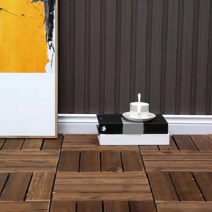 BowLift | Wood Terrace Tiles Plug-in System Installation Outdoor Terrace Tiles