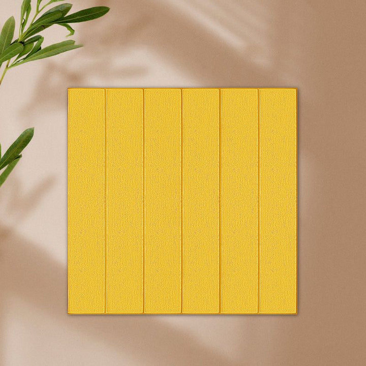 BowLift | Solid color 3D embossed wall panel waterproof foam interior wall tile